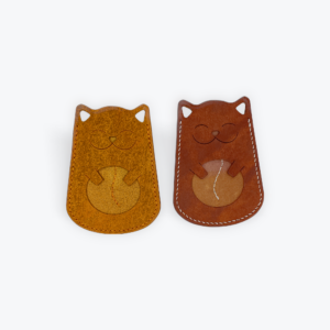 Leather CatId Holder